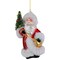 Northlight Santa Claus with Christmas Tree Glass Ornament - 6.25" - Red and White